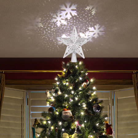 Arbre de Noël lumineux à projection étoile - DreamStore360