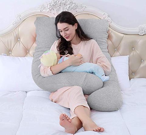 Coussin femme enceinte BodyConfort™ - Pourpre - DreamStore360