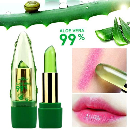 Baume à lèvres changeant de couleur à la température naturelle d'Aloe Vera