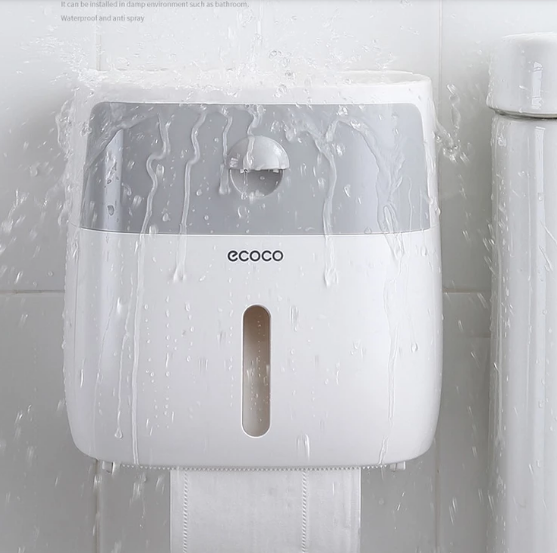 Porte-papier hygiénique étanche pour salle de bain - DreamStore360