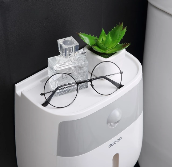 Porte-papier hygiénique étanche pour salle de bain - DreamStore360
