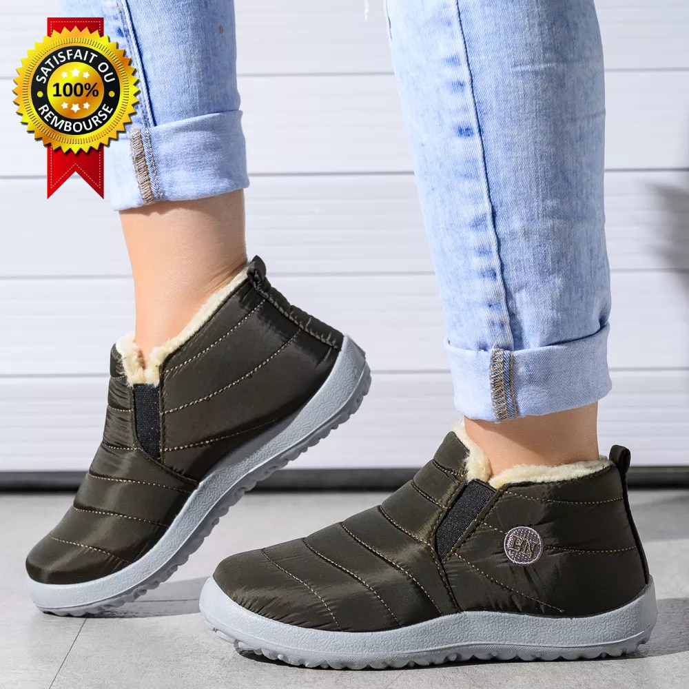 Chaussures fourrées hiver femme hot sale