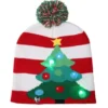 bonnet de noel lumineux led 3