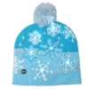 bonnet de noel lumineux led 4