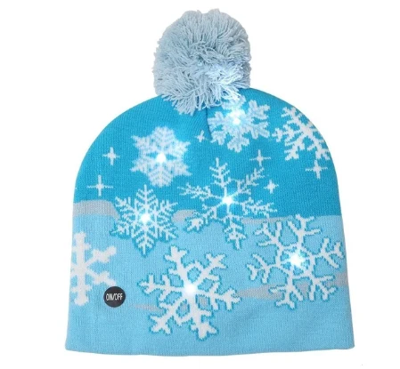 bonnet de noel lumineux led 4