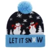 bonnet de noel lumineux led 9