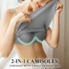 debardeur pour femme avec soutien gorge integre rembourre