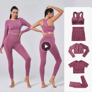 ensemble vetements de sport pour femmes 5 pieces