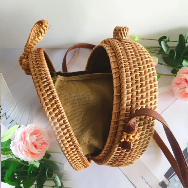 sac bali boheme rond en rotin avec etoile 2 sac bali boheme rond en rotin avec etoile 2