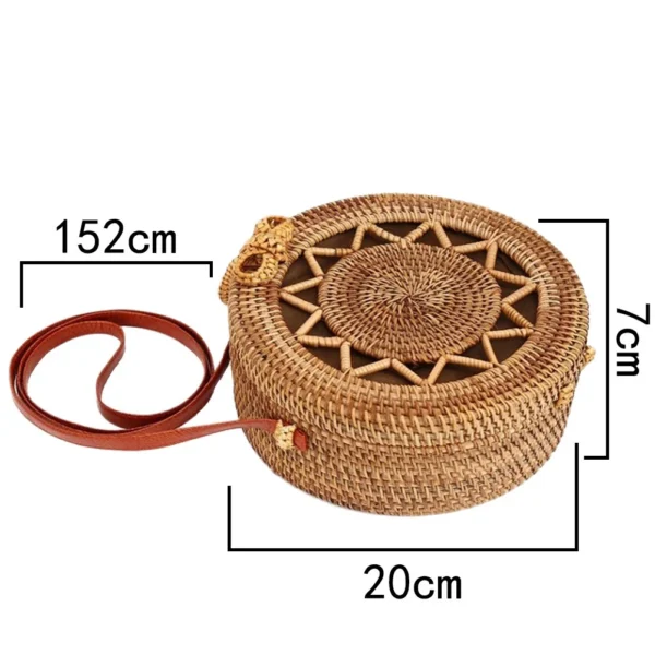 sac bali boheme rond en rotin avec etoile 4 sac bali boheme rond en rotin avec etoile 4