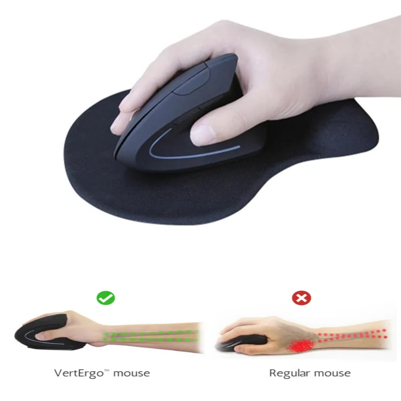 VERTERGO™ SOURIS VERTICALE ERGONOMIQUE SANS FIL