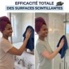 Chiffon Microfibre Sans Trace & Anti-Calcaire | Éclatix™