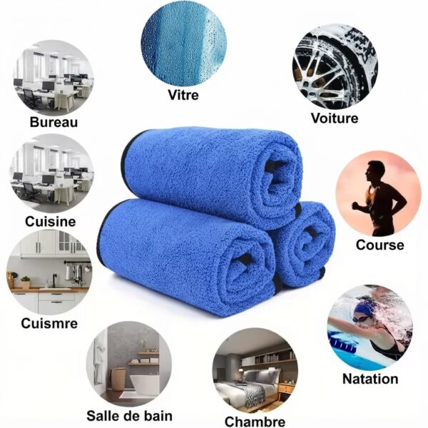 Chiffon Microfibre Sans Trace & Anti-Calcaire | Éclatix™